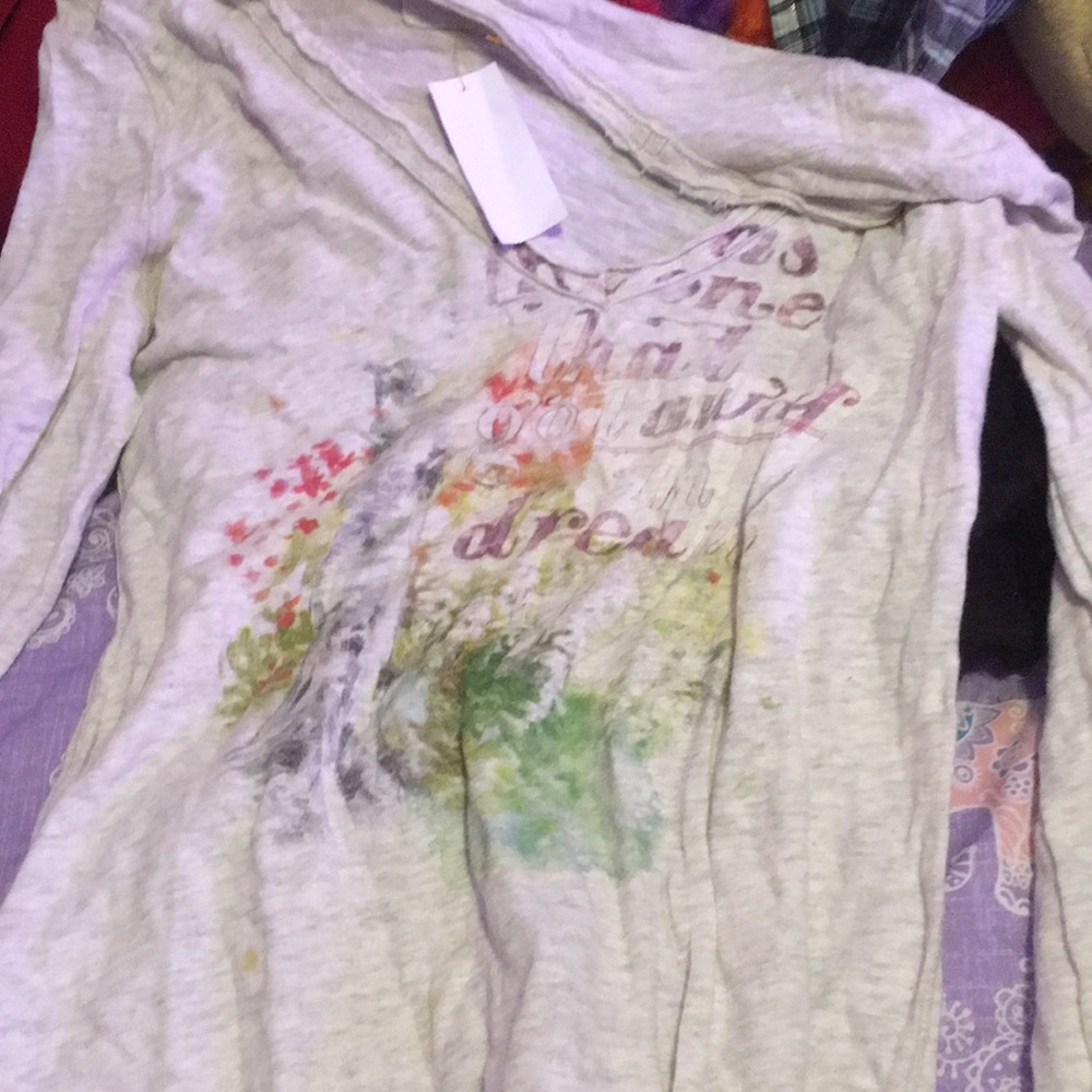 V-neck shirt